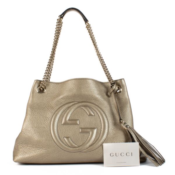 Gucci Bronze Soho Chain Shoulder Bag