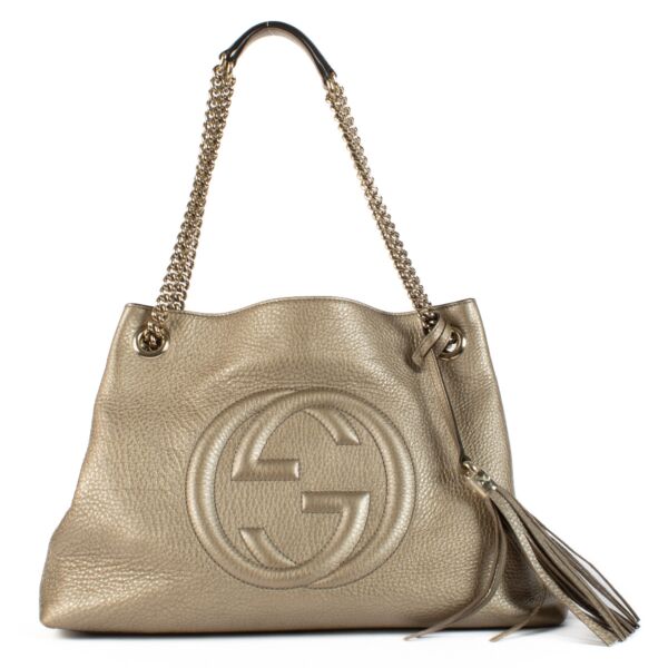 Gucci Bronze Soho Chain Shoulder Bag