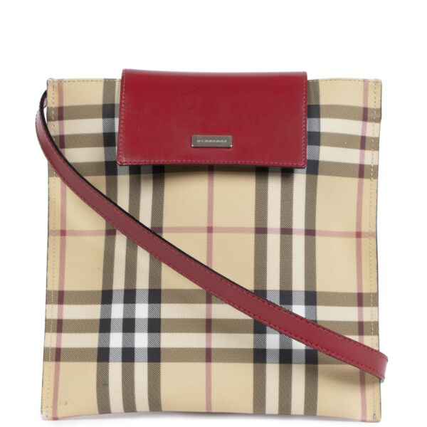 We buy and sell your authentic Burberry Classic Check Square Crossbody Bag for the best price