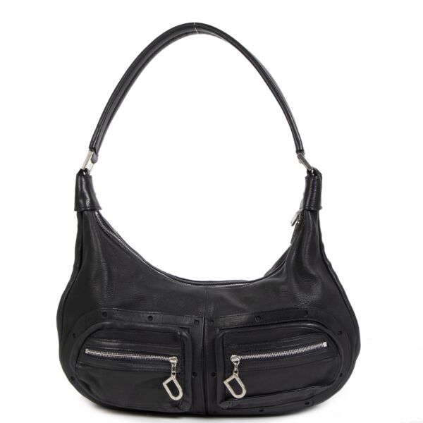 Koop en verkoop uw authentieke Delvaux Le Pauline GM Black Shoulder Bag