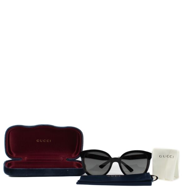 Gucci Black Polarized Sunglasses