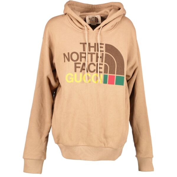 Shop safe online at Labellov in Antwerp, Brussels and Knokke this 100% authentic second hand Gucci x The North Face Brown Cotton Sweater - Size XXS