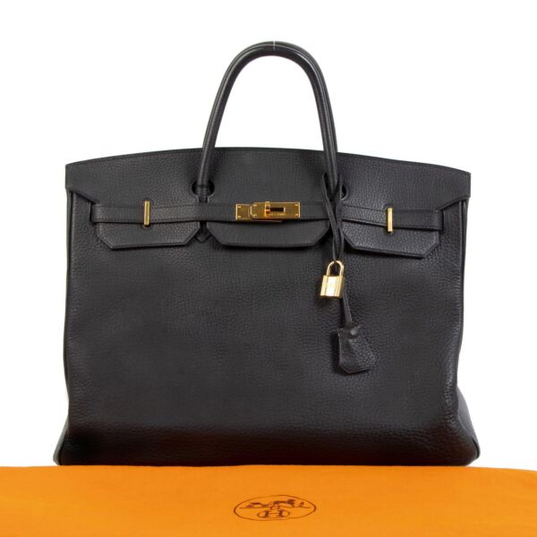 Hermès Birkin 40 Black Fjord GHW