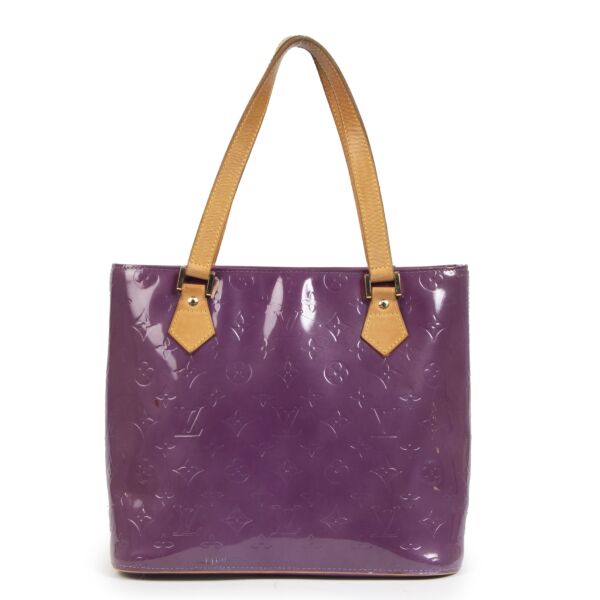 Authentieke tweedehands vintage Louis Vuitton Purple Houston Shoulder Bag koop online webshop LabelLOV