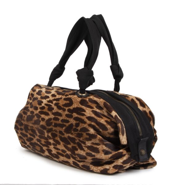 Lanvin Leopard Bowling Bag