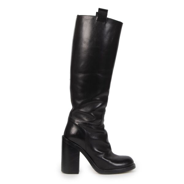 AF Van De Vorst Riding Inspired Boots Black for the best price at Labellov secondhand luxury