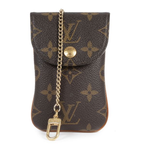 Authentic secondhand Louis Vuitton Monogram Phone Holder designer bags designer brands fashion luxury vintage webshop 