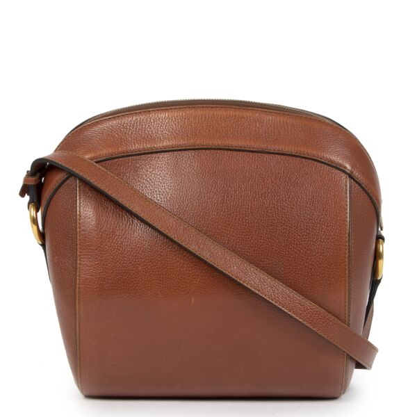 Delvaux Cognac Crossbody Shoulder Bag for the best price at Labellov