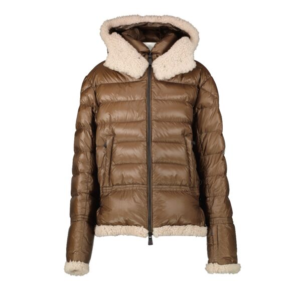 Moncler Grenoble Brown Barrhorn Down Ski Jacket