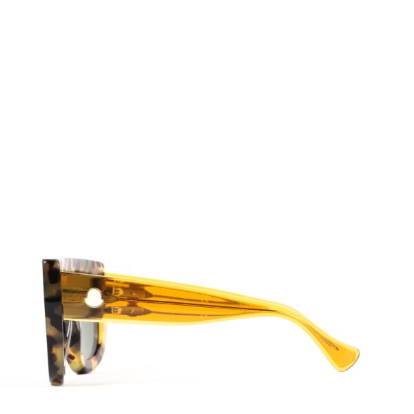 Moncler Leopard Acetate Sunglasses