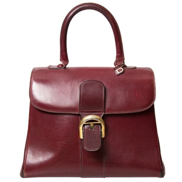 Delvaux Bordeaux Boxcalf Brillant MM