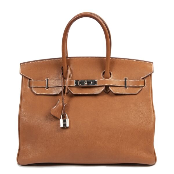 Hermes Birkin 35 Fauve Barnia Faubourg 