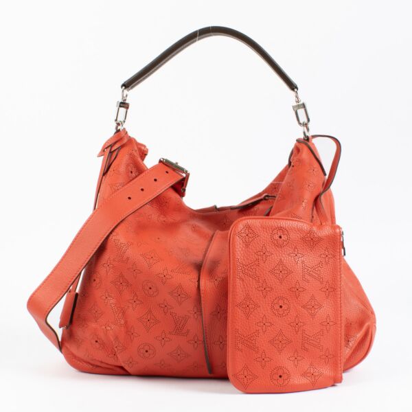 Louis Vuitton Corail Mahina Selene MM Bag