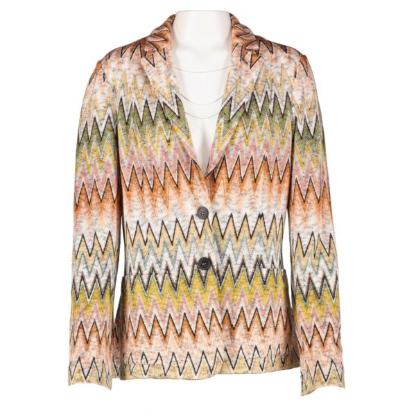 Missoni Zig Zag Knit Blazer
