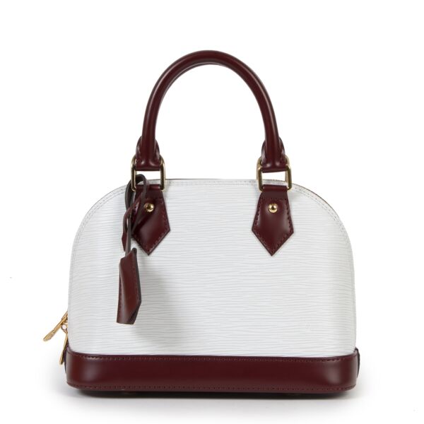 Louis Vuitton Limited Blanc Optique & Scarlet Red Alma BB for the best price at Labellov
