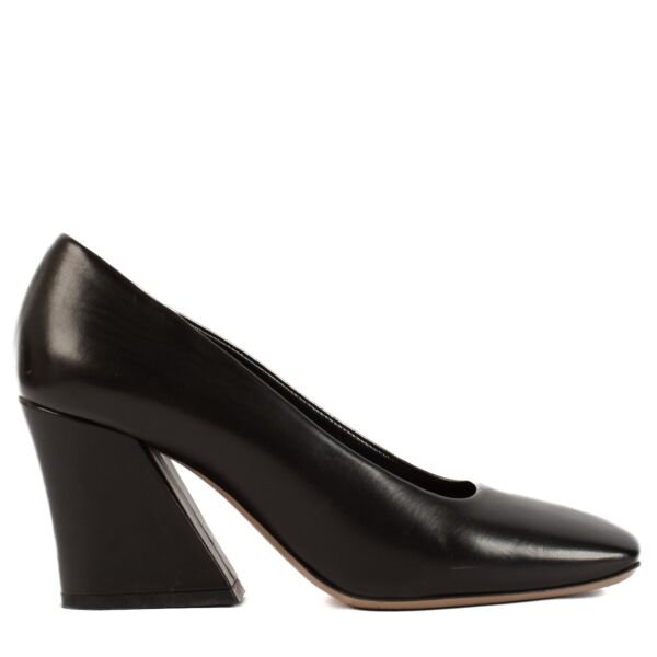 Dries Van Noten Black Square Heels - size 37