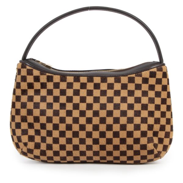 Authentique seconde-main vintage Louis Vuitton Damier Sauvage Tigre Top Handle Bag achète en ligne webshop LabelLOV