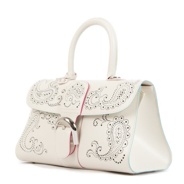 Delvaux Brillant East/West Small Cashmere Ivory Box Calf