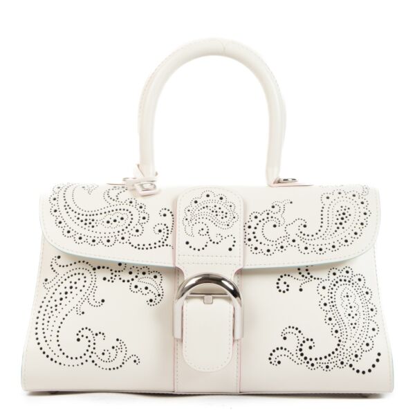 Shop a 100% authentic Delvaux White Leather Limited Edition Brillant East/West Small on Labellov.com.