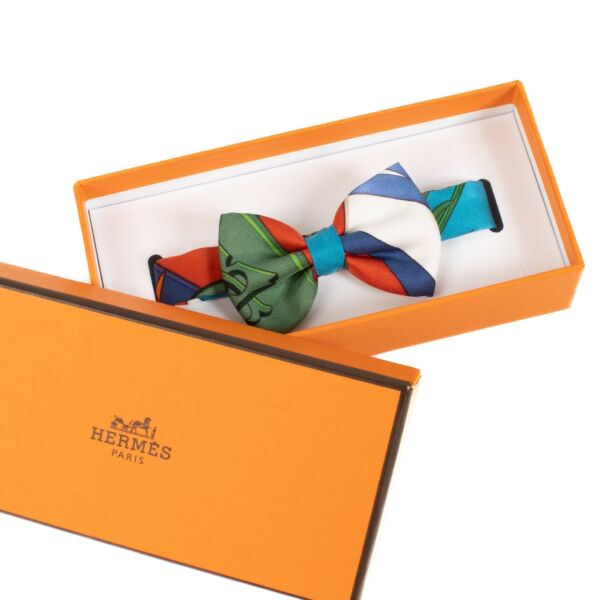 Hermès Multicolor Bow Tie