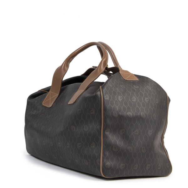 Dior Grey Honeycomb Travel Bag
