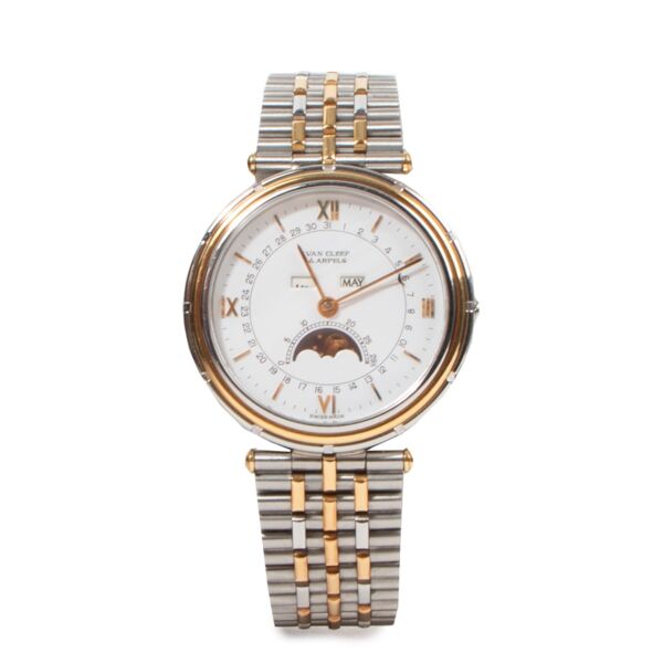 Van Cleef & Arpels La Collection Moon Phase Gold Watch