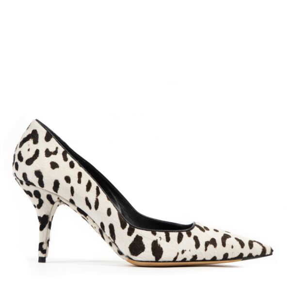 Dolce & Gabbana Dalmatian Print Heels - Size 40 1/2