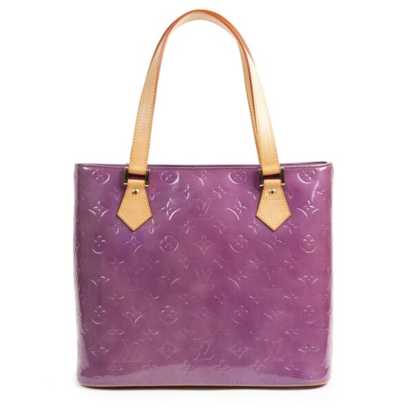  Louis Vuitton Purple Vernis Houston Bag