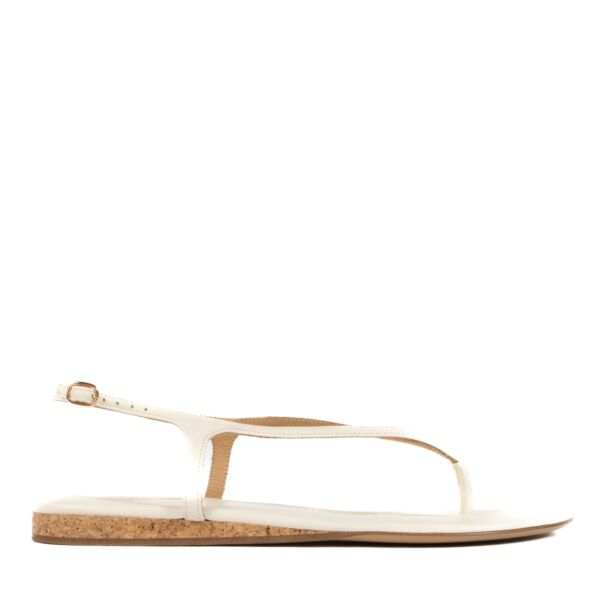 shop 100% authentic second hand Gabriela Hearst White Sandals - Size 39 1/2 on Labellov.com