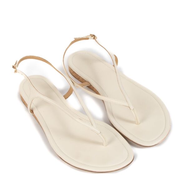 Gabriela Hearst White Sandals - Size 39 1/2