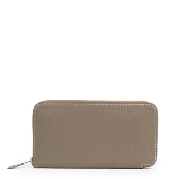 Authentique seconde-main vintage Hermès Azap Classic wallet achète en ligne webshop LabelLOV
