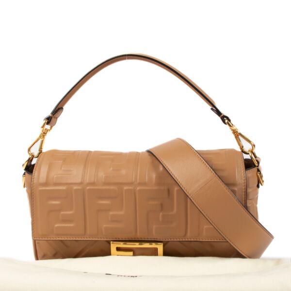 Fendi Beige Soft Nappa Baguette Bag