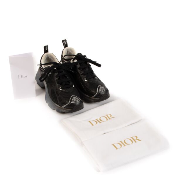 Christian Dior Black Vibe Sneakers - Size 37