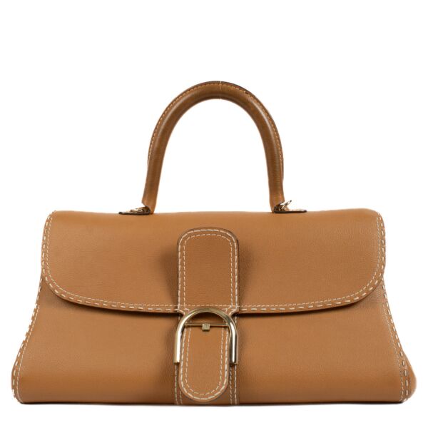 Delvaux Vegetal Sellier Brillant East/West Surpiqué Bag