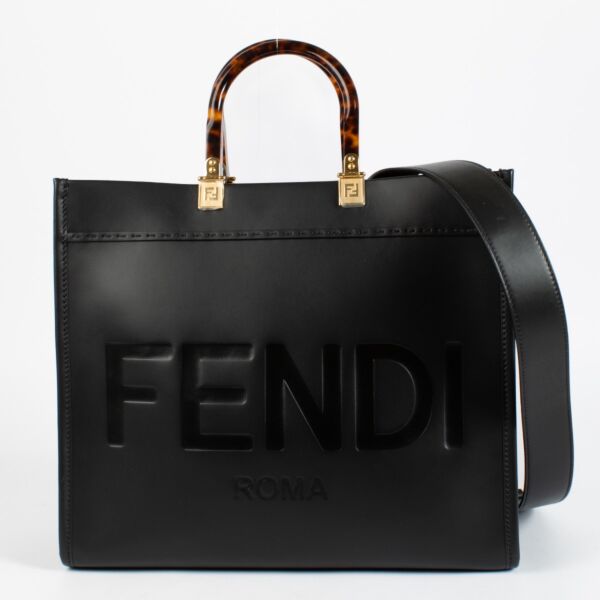 Fendi Black Sunshine Medium Bag