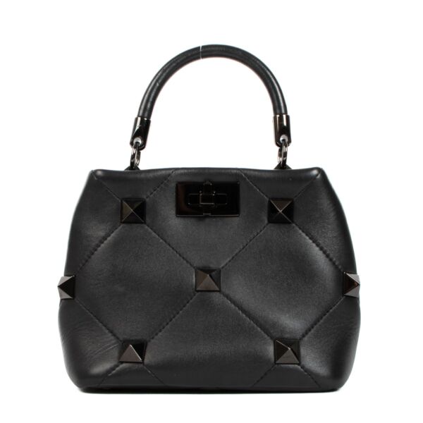 Valentino Garavani Small Roman Stud Top Handle Bag