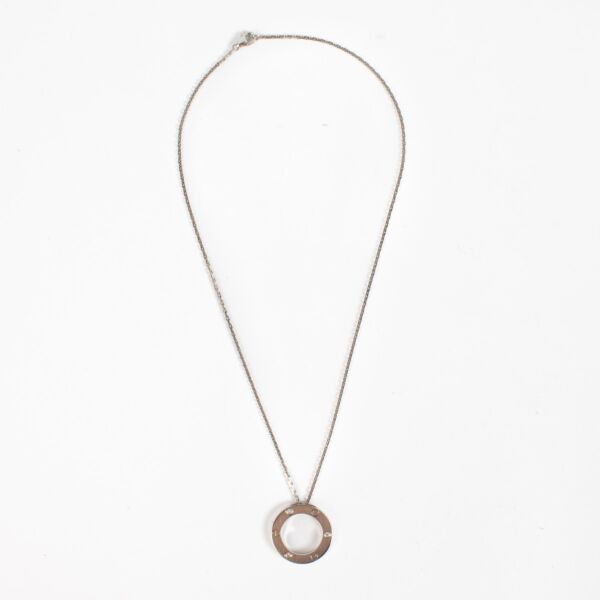 Cartier LOVE Pendant, 3 diamonds