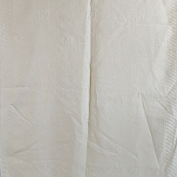 Gucci Cream GG Jacquard Scarf
