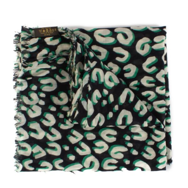 shop 100% authentic second hand Louis Vuitton Stephen Sprouse Leopard Print Scarf on Labellov.com