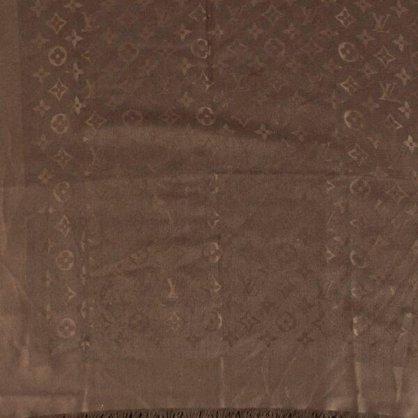 Louis Vuitton Brown Monogram Classic Shawl