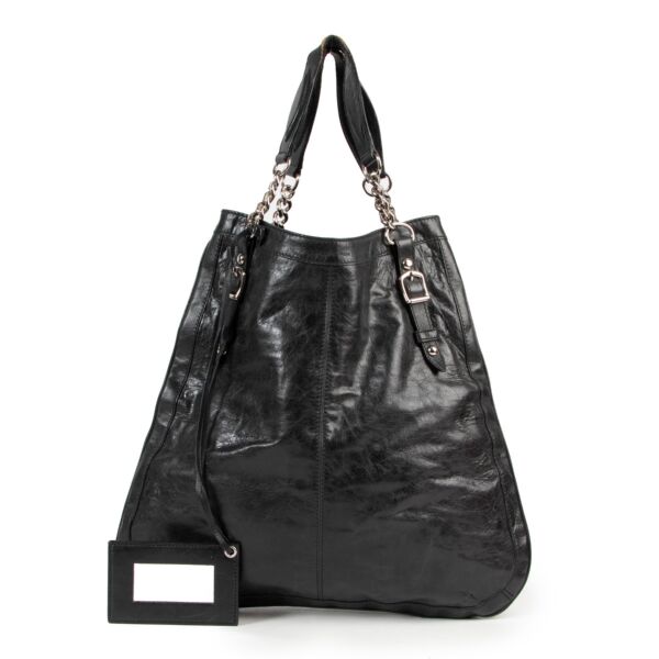 Balenciaga Black Chain Link Shoulder Bag