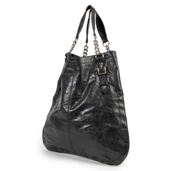 Balenciaga Black Chain Link Shoulder Bag