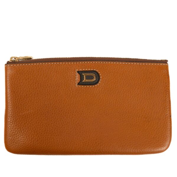 Delvaux Cognac Brown Wallet