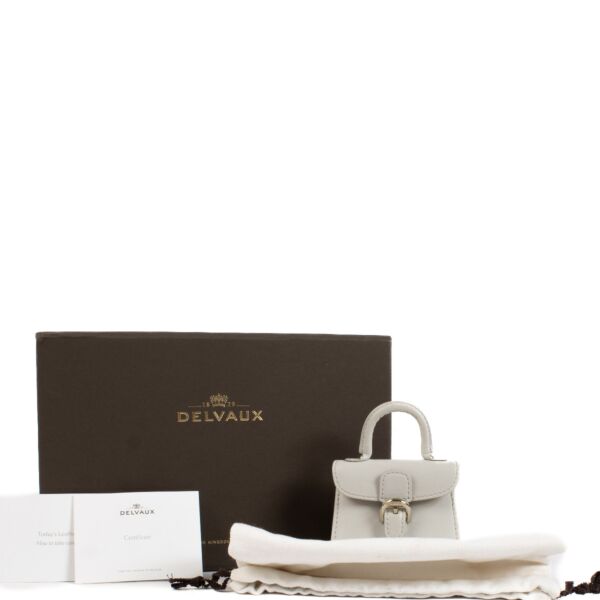 Delvaux Lin Polo Leather Brillant Bag Charm