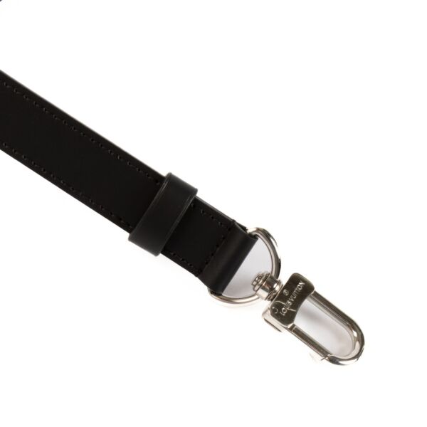 Louis Vuitton Black Leather Keepall Strap