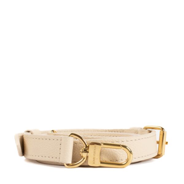 Louis Vuitton Beige Speedy Bandouliere Bag Strap