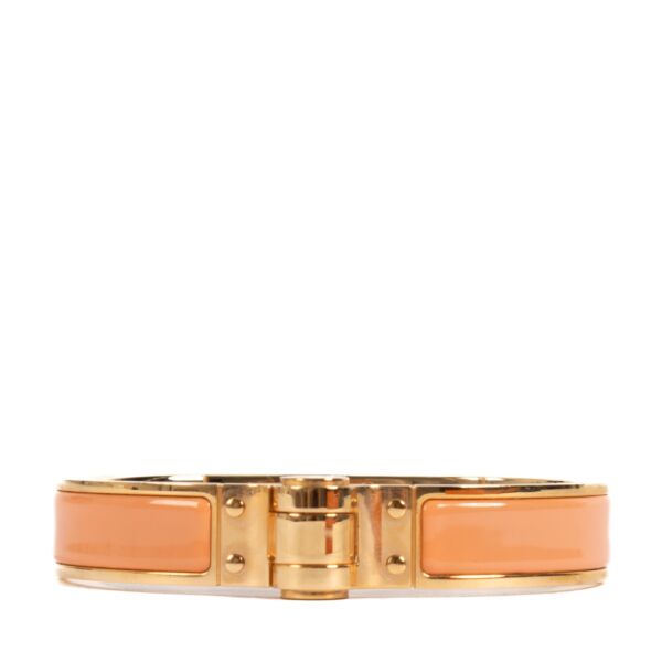 shop 100% authentic second hand Hermès Pink Charnière Bracelet - Size S on Labellov.com