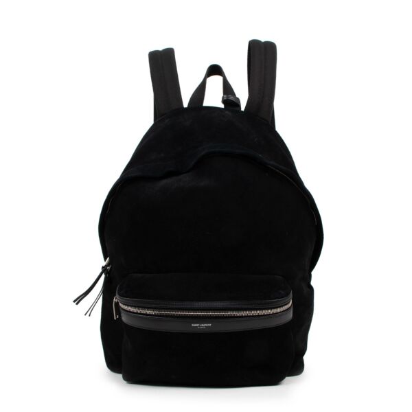 authentic second hand designer luxury high end saint laurent city backpack by labellov.com