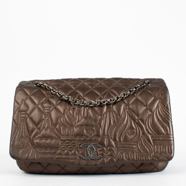 Authentic second-had Chanel Metallic Moscow Large Flap Bag on labellov.com