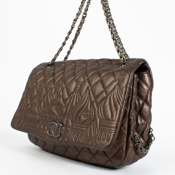 Chanel Metallic Moscow Large Flap Bag
